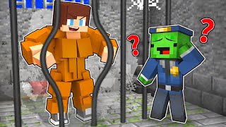 How STRONG JJ Escape From Mikeys PRISON  Minecraft Animation  Maizen [upl. by Gemoets]