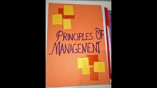 Business Studies Project On Principles of Management for class 12 on MC DONALDS [upl. by Goober]