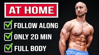 20Minute quotFull Bodyquot Home Workout Beginner to Expert [upl. by Noiz710]