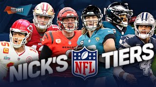 Cowboys Football Gods in Nicks Tiers Chiefs amp Ravens to define era  NFL  FIRST THINGS FIRST [upl. by Rooke]