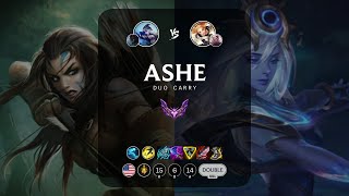 Ashe ADC vs Lux  NA Master Patch 142 [upl. by Hnao]