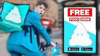 I Opened A FAKE Deliveroo That Pays For Your Food [upl. by Bernadene]