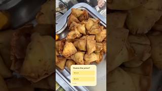 Street samosa challenge free food shorts foodshorts streetfood [upl. by Bret]