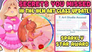 Secrets You Missed In The New Art Class Update Royale High Campus 3 Update [upl. by Selda]