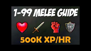 RS3  RuneScape 3  199 Attack Melee Guide  2024 [upl. by Alrahs782]