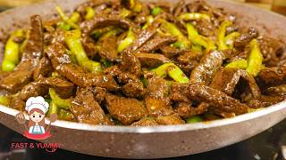 Egyptian Alexandrian Beef Liver Recipe  Delicious and Easy [upl. by Hafeetal]