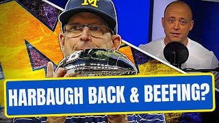 Josh Pate On Jim Harbaugh Staying  Beef With AD Late Kick Cut [upl. by Sclar795]