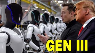 Elon Musk Unveils Teslas GameChanging Optimus Gen 3 at Incredible 10K Price Point [upl. by Enimisaj]