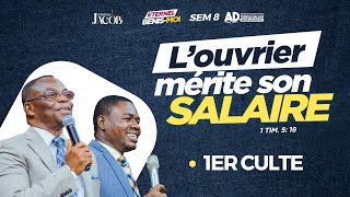 LOUVRIER MÉRITE SON SALAIRE  CULTE 01  DIMANCHE 22 OCTOBRE 2023 [upl. by Assed]