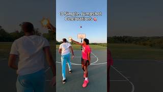 3 Simple JUMPSHOT CELEBRATIONS🤣 nba basketball shorts [upl. by Butterfield]