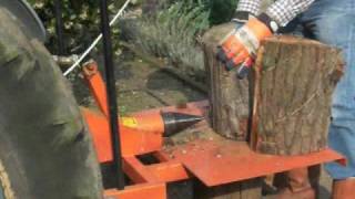 HyCrack Log Splitter in action [upl. by Anadal]