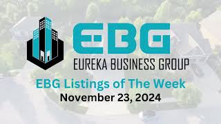 EBG Listings of The Week November 23 2024 [upl. by Aeht]