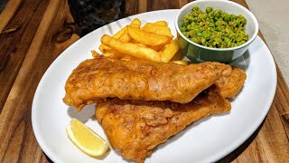 Masala Fish and Chips recipe  Battered cod with soda [upl. by Barn830]