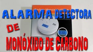 Alarma detectora de monóxido de carbono [upl. by Trimble]