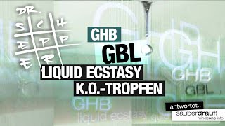 Alles über GHB GBL Liquid XTC KOTropfen G 5 Folge quotDr Schepper antwortetquot [upl. by Otreblig]