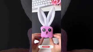 Diy foam Rabbit  rabbit making ideas foam net craft ideas diy youtubeshort [upl. by Jolee]