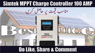 Simtek 100 AMP MPPT Charge Controller [upl. by Enelak373]