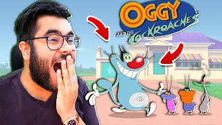 😂 OGGY AND THE COCKROACHES 3D GAME 😂  HiteshKS [upl. by Zacek]