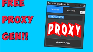 Cybers Free Proxy GenDownload [upl. by Consuelo]