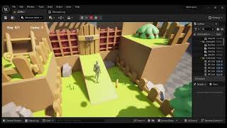 3D Platformer Game UE5 Devlog 09 [upl. by Nylahsoj]