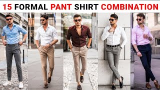 Trendy Formal Outfits  Best Shirt Pant Combination  Fashion Tips 2024 [upl. by Valenta]