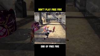 Dont Play Free Fire 🙏 End Of Free Fire 🥺 freefire freefireshorts foryou foryoupage shorts [upl. by Ydnar]