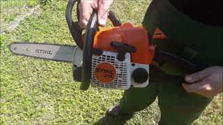 Motorsäge Stihl 018 2024 wenig benutzte Säge aus Sammlung by HR [upl. by Eener]