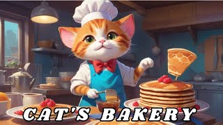 Cats Bakery  Cat who loves to bake  short Bedtime story for kids  TaleStation7 [upl. by Emelyne873]