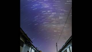 Milky Way and star trails timelapse on OnePlus 3 [upl. by Eninaej979]