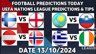 FOOTBALL PREDICTIONS TODAY 13102024SOCCER PREDICTIONS BETTING TIPSbettingsports betting tips [upl. by Snook]