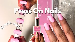 HOW TO MAKE YOUR OWN PRESS ON NAILS Beginner friendly  Gel X application  Easy Tutorial [upl. by Pace]