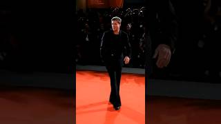 Brad Pitt and George Clooney Dance🔥😱venicefilmfestival venice venezia ytshorts valeri [upl. by Noynek]