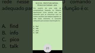 Informática para concursos públicos sistema Linux rede ‐ [upl. by Yelir]