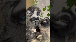 Sloths Emma and Tita poseable art doll ooakdoll [upl. by Gilliette962]