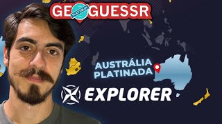 EU PLATINEI A PERIGOSA AUSTRÁLIA NO GEOGUESSR [upl. by Suiratnauq697]