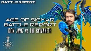 Age of Sigmar  Battle Report  Sylvaneth vs Orruk IronJawz  Skaredcast [upl. by Obrien]