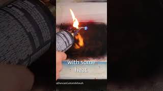 CRACKLE Spray Paint and FIRE [upl. by Ecyla]