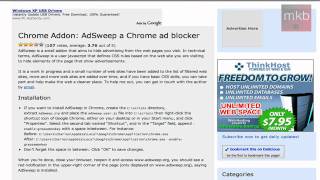 HD Tutorial Google Chrome Addons [upl. by Drake]