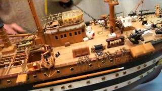 Amerigo Vespucci static naval model [upl. by Akeber]