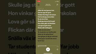 Genom livet lyrics Axel schylström [upl. by Dent]