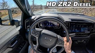 2024 Chevrolet Silverado 2500HD ZR2  66L Diesel Off Road Beast POV Binaural Audio [upl. by Etteiram232]