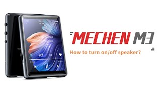 MECHEN M3How to turn onoff speaker [upl. by Epolulot]