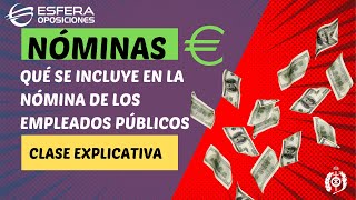 Nóminas de empleados públicos Reglas básicas para su confección Orden 30julio92 TREBEP L3084 [upl. by Caro]