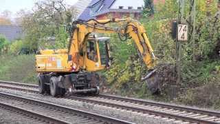 Atlas 1604 ZW Zweiwegebagger mit Mulcher im Einsatz HD [upl. by Aldus]