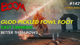 BEST Weapon to farm GoldPickled Fowl Foot ELDEN RING [upl. by Dirrej]