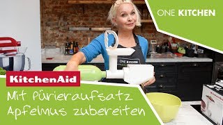 KitchenAid Pürieraufsatz  Teil 2 Zubereitung Apfelmus  by One Kitchen [upl. by Anil275]