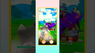 Bastiodon 🪨 VS Shadow ✨ Heatran 🔥 in Pokemon Go 🌈 shorts pvp pokémongo [upl. by Dorrej]