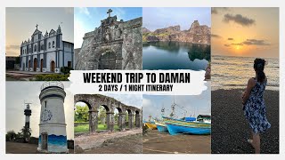 Weekend Trip to DAMAN  Best places to visit in Daman  2Days1Night Itinerary [upl. by Eadrahs]