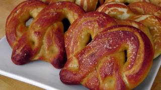 Homemade Soft Pretzels  Recipe by Laura Vitale  Laura in the Kitchen Episode 207 [upl. by Neeruan]