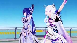 Honkai 3rd MMD Herrscher of Finality Kiana amp Herrscher of Origin Mei  爽快奪回Sunlight [upl. by Corina]